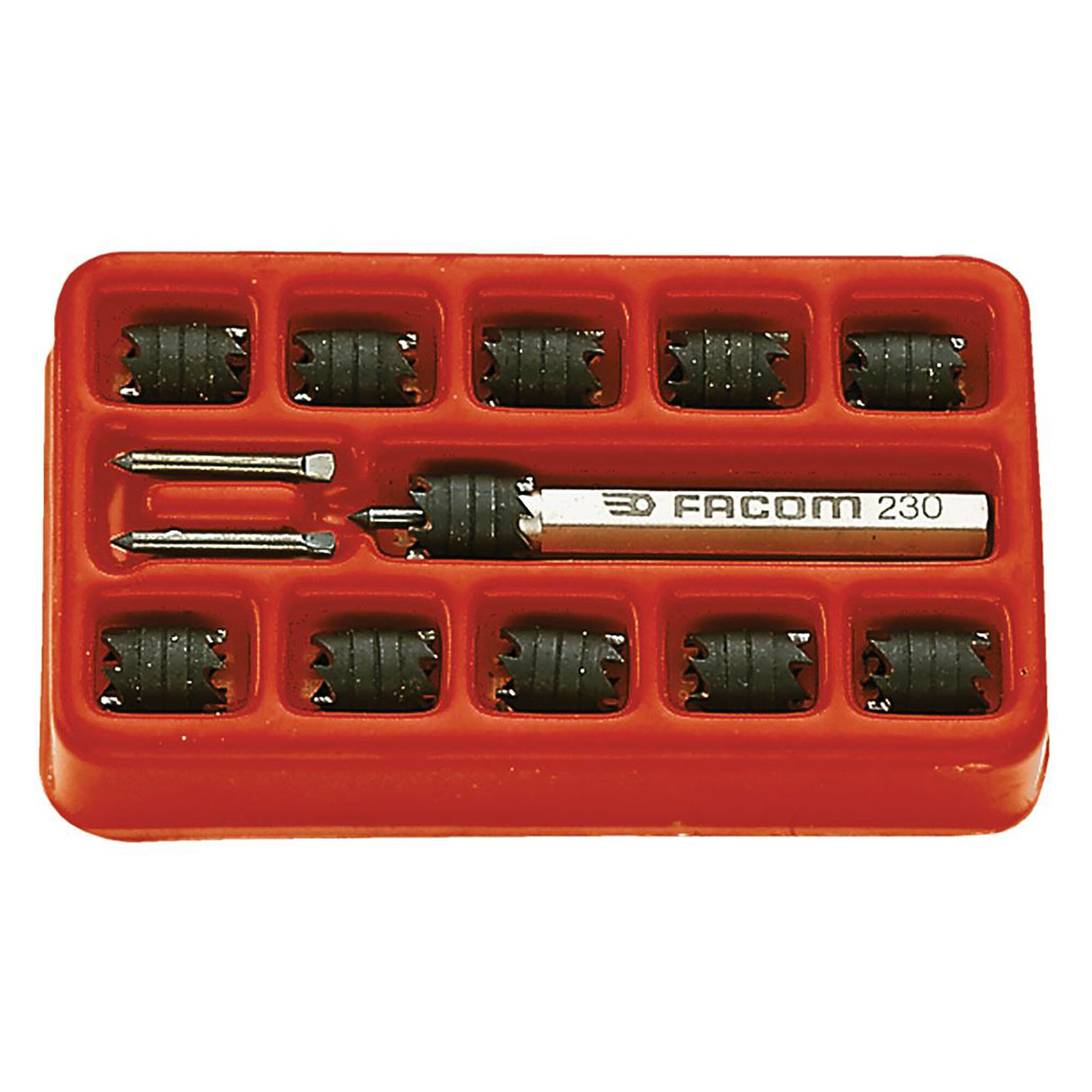 Mill Set, 2 Centring Tips and 10 Reversible Mills