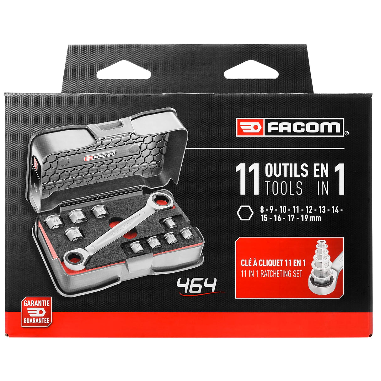 TORX® RATCHET WRENCHES - 464 - 11 in 1 - Box - 11 pc.