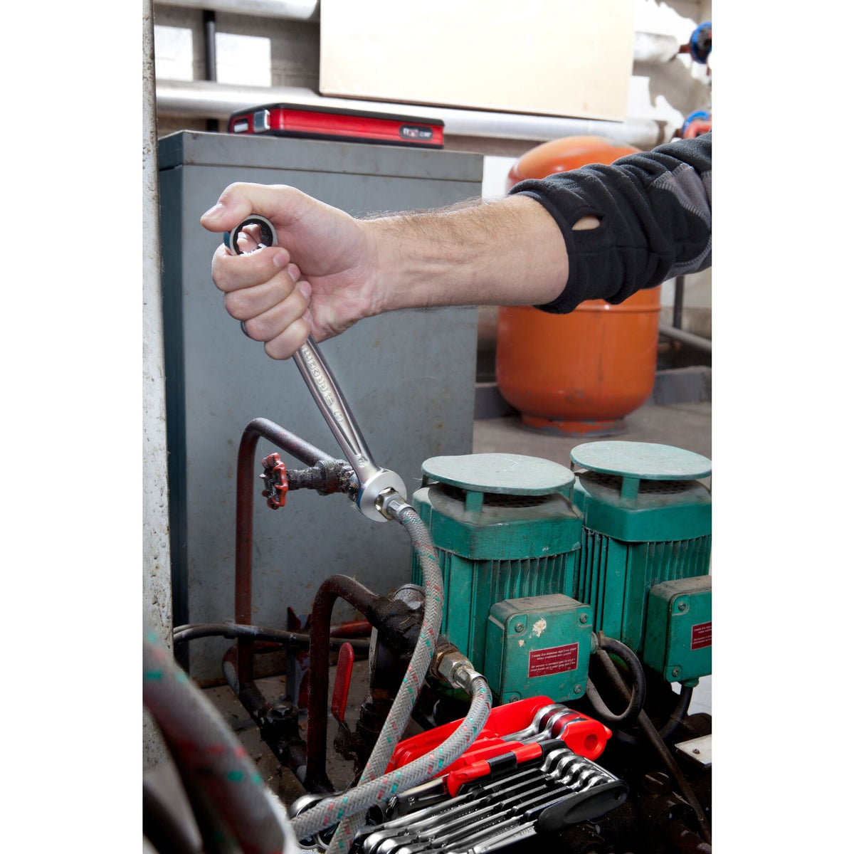 RATCHET COMBINATION WRENCHES - 467B - Performance - Box - 7 pc.