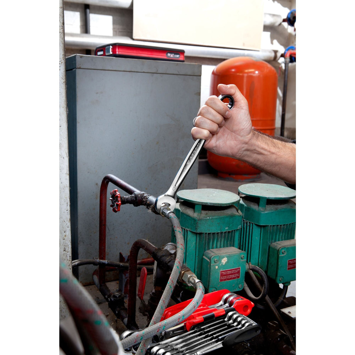 RATCHET COMBINATION WRENCHES - 467B - Performance - Box - 7 pc.