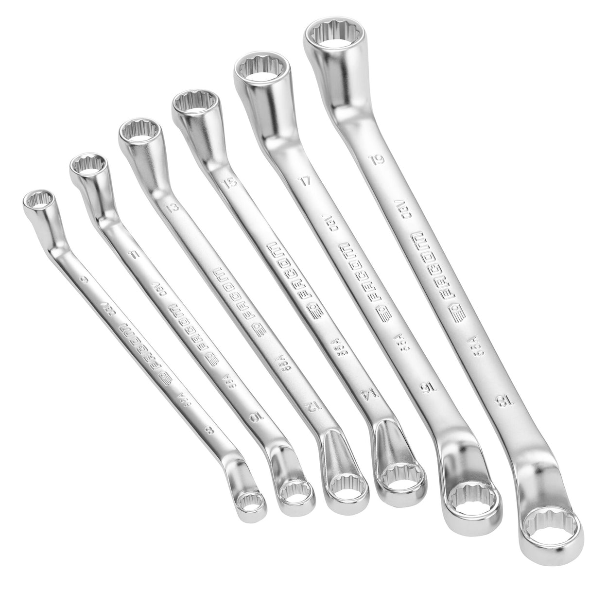 55A.JN - Double Offset-Ring Wrench Sets, Metric
