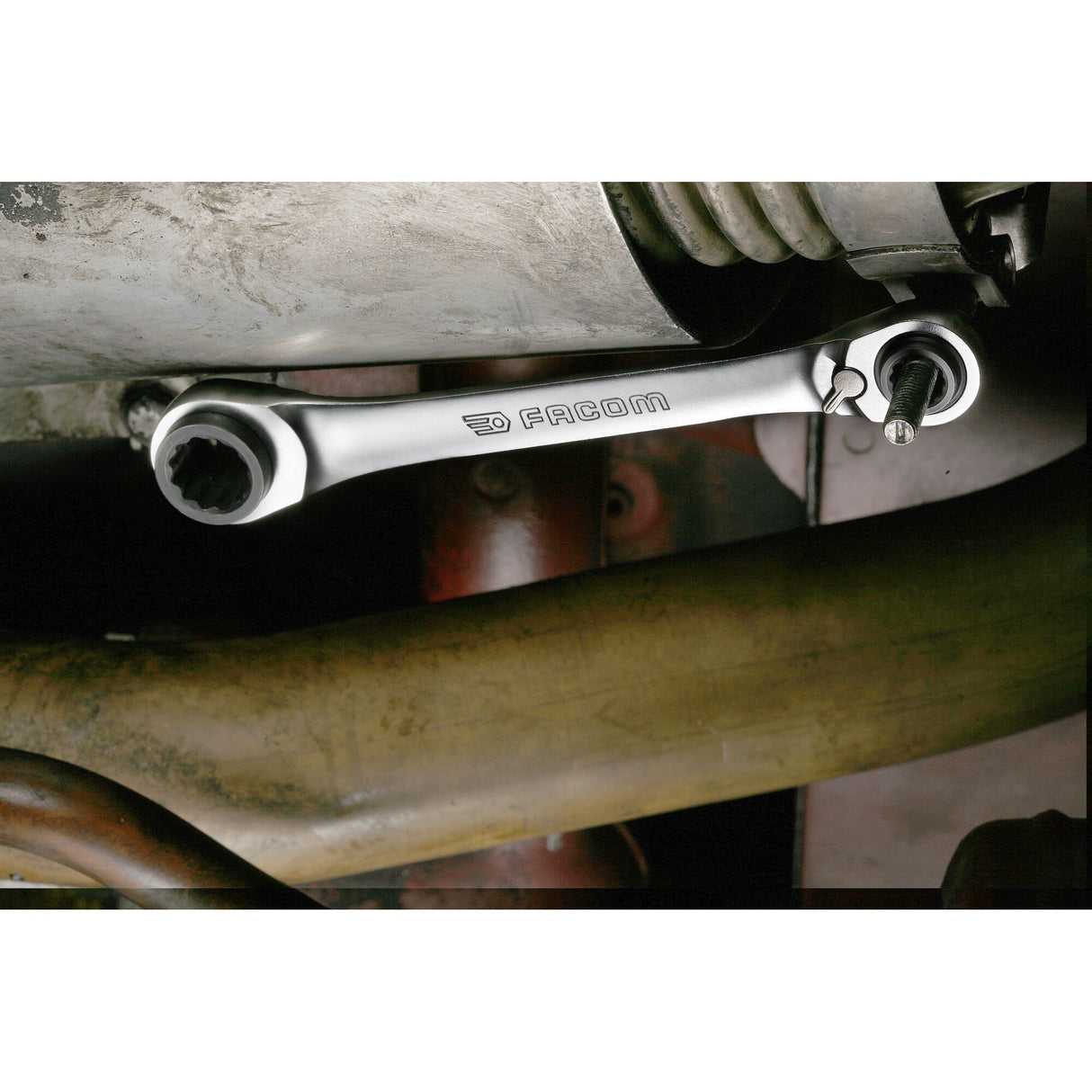 STRAIGHT RATCHET RING WRENCHES - 64 - Access - Box - 2 pc.