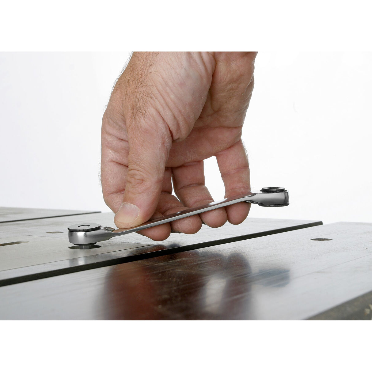 BIT HOLDER RATCHET WRENCH - 65 - Hex Drive - 15° Angled - 1/4X5/16 in.