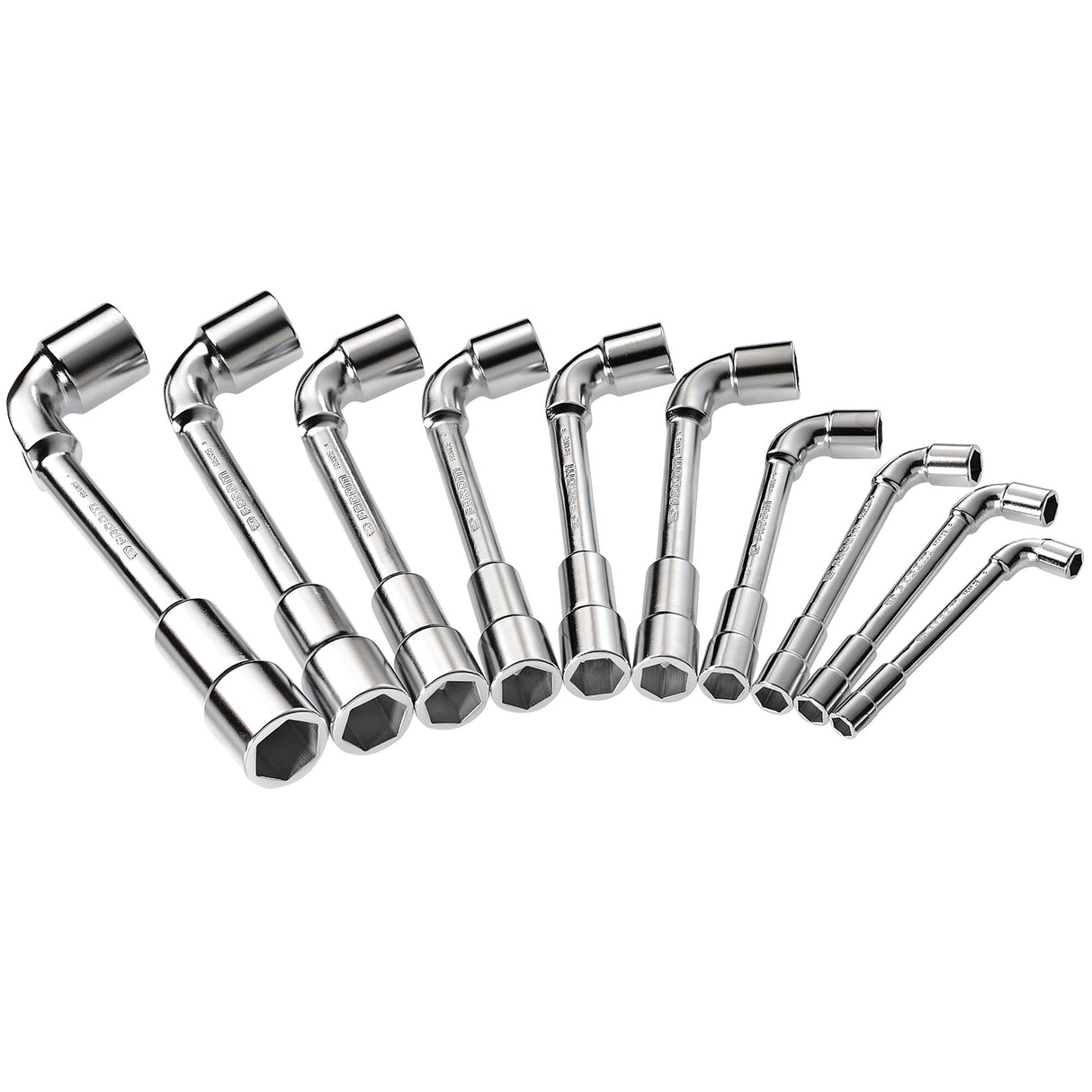 75.JN - Angled Open-Socket Wrench Sets, Metric or Inch