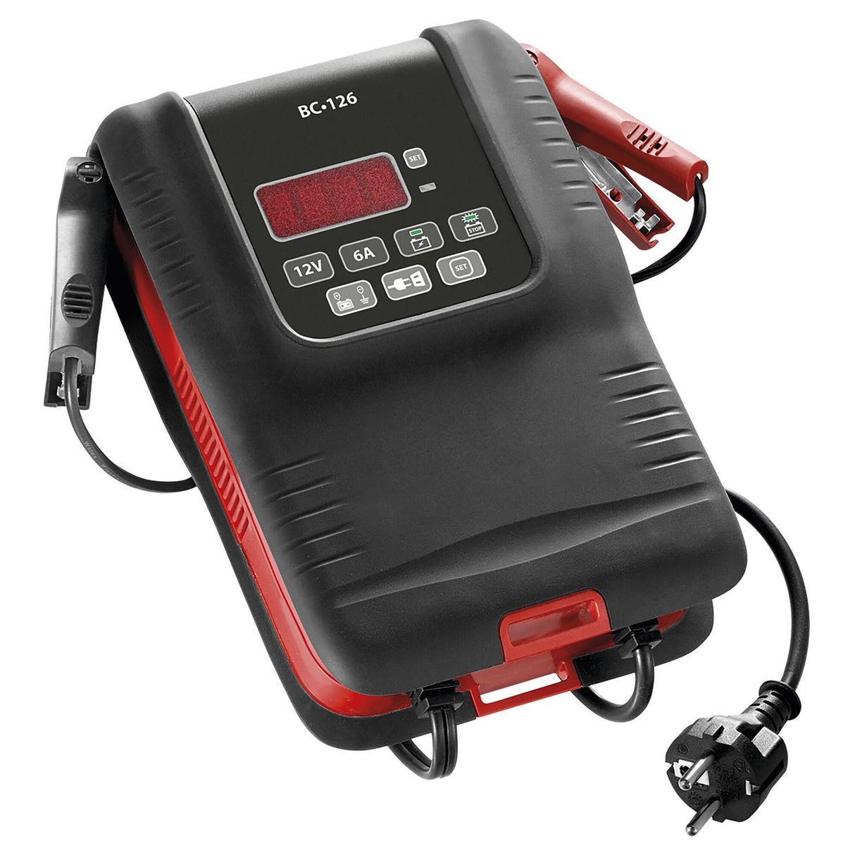 Chargeur de batteries 12 volts 6 Ampères. rapide pour VL, VUL et 2 roues