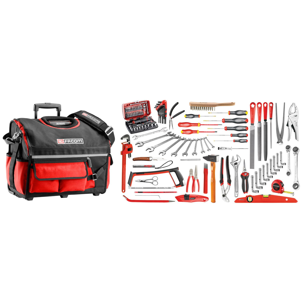 Soft Bag Trolley With Metric Engineer Tool Set (112 pc.)