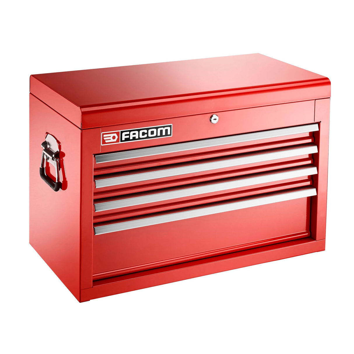 Metal Tool Chest, 4 Drawers 570 x 270mm, Lateral Handles for Transportation