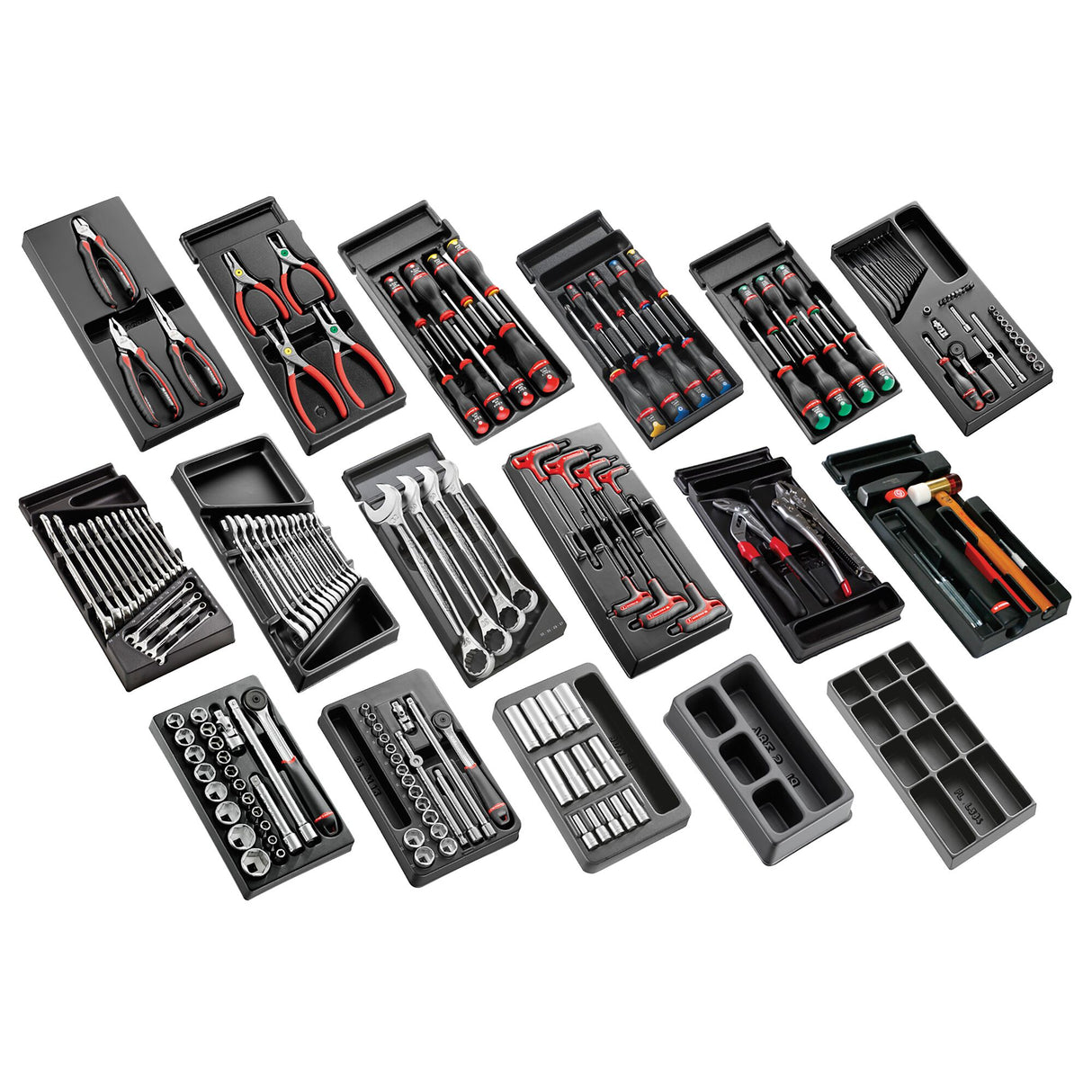 Universal Tool Set in 7-Drawer Roller Cabinet (166 pc.)