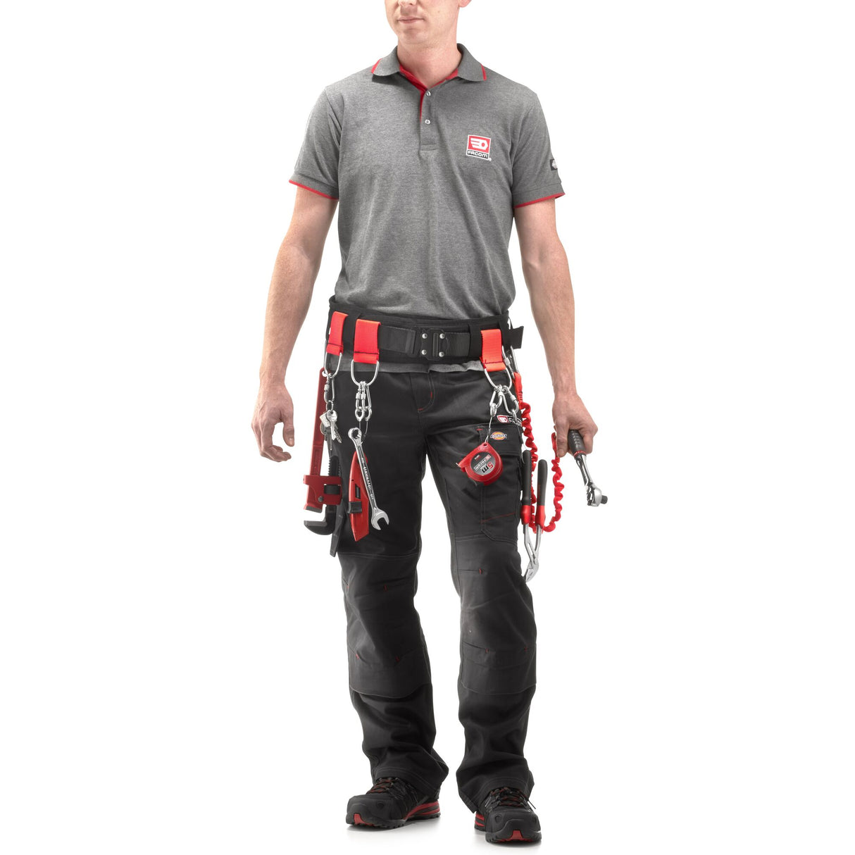 CT - Belt with dual point metal loop - Safety Lock System Solution