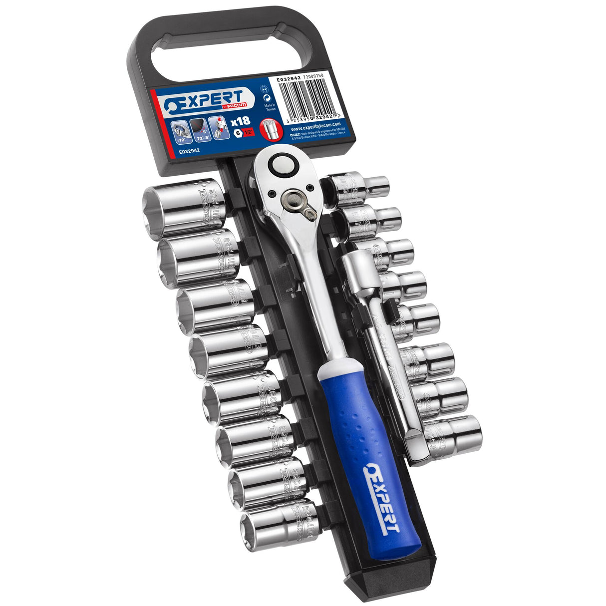 EXPERT by FACOM® 1/2 in. Socket Set on Rack (18 pc.)