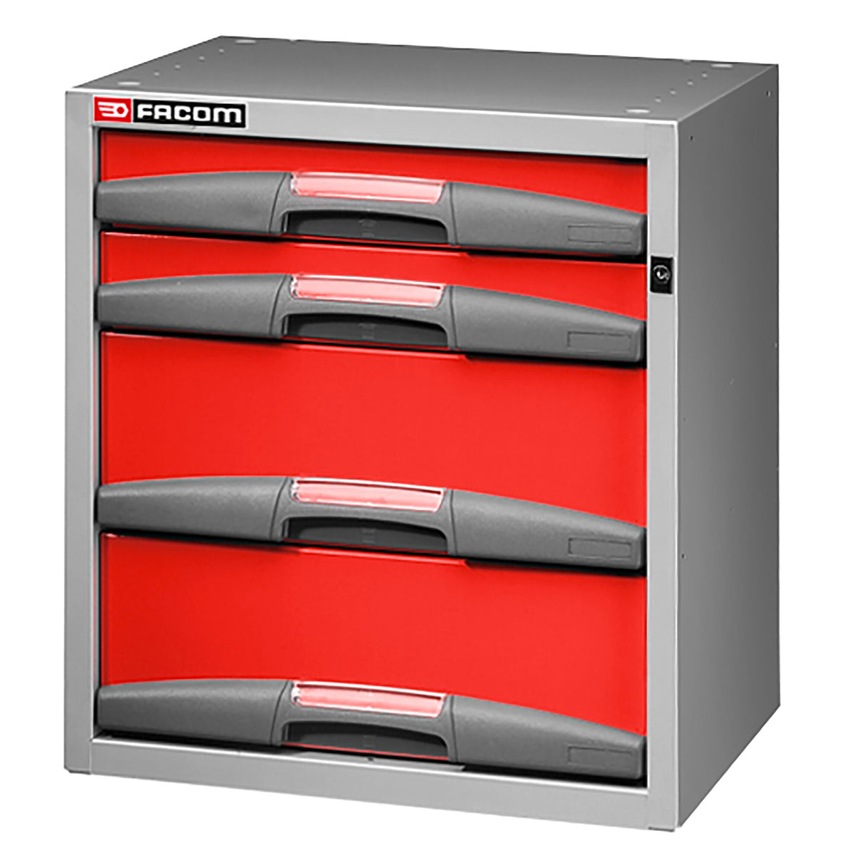 Small Drawer Chest With 4 Drawers, 2 x H 75, 2 x H 155, L 495 x H 542 mm