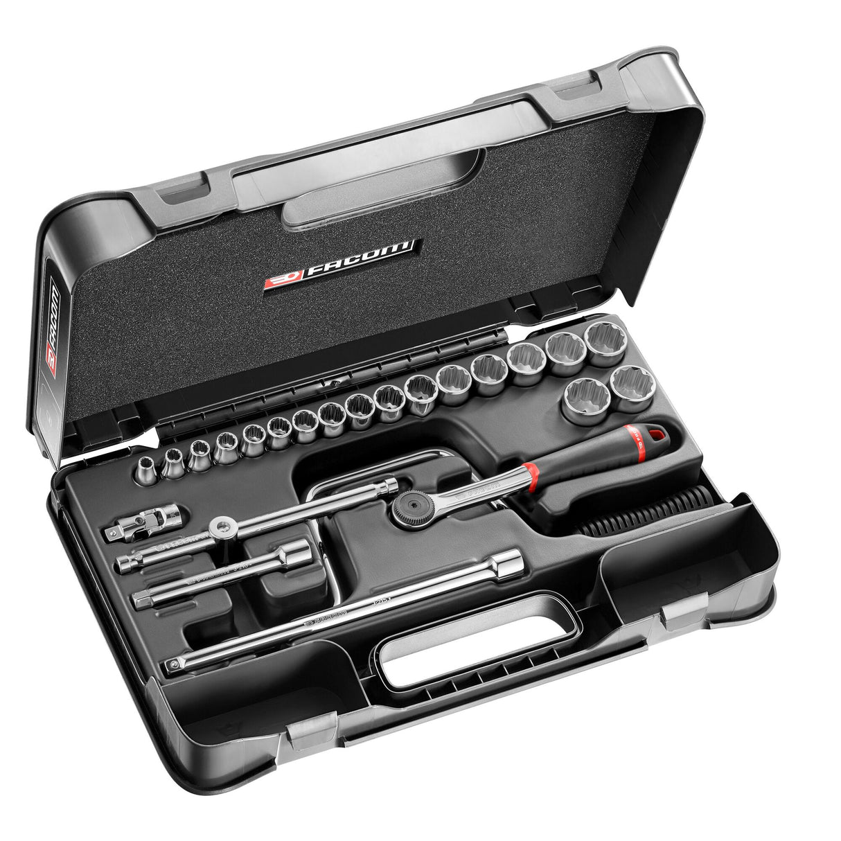 3/8 in. MBOX Performance Round Head Ratchet & Socket Set (24 pc.)