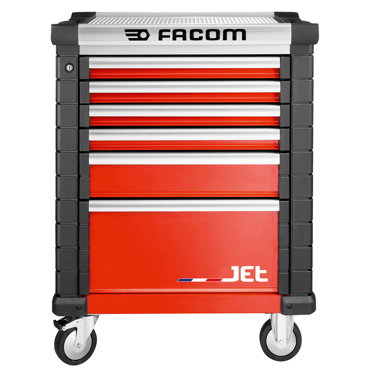 JET.6M3A - Roller cabinet, 6 drawers, l 569 x h 421 mm, 3 modules per drawer, 0,28 m² top