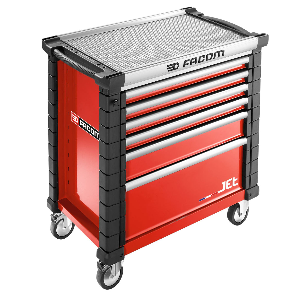 Roller Cabinet, 6 Drawers, L 759 x H 421 mm, 4 Modules Per Drawer, 0,37 m® Top