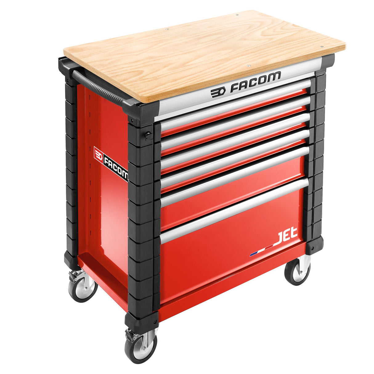 Roller Cabinet, 6 Drawers, L 759 x H 421 mm, 4 Modules Per Drawer, 0,37 m® Top