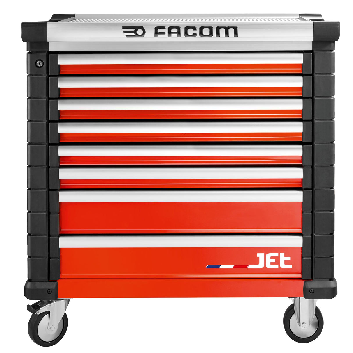 JET.8M4A - Roller cabinet, 8 drawers, l 759 x h 421 mm, 4 modules per drawer, 0,37 m² top