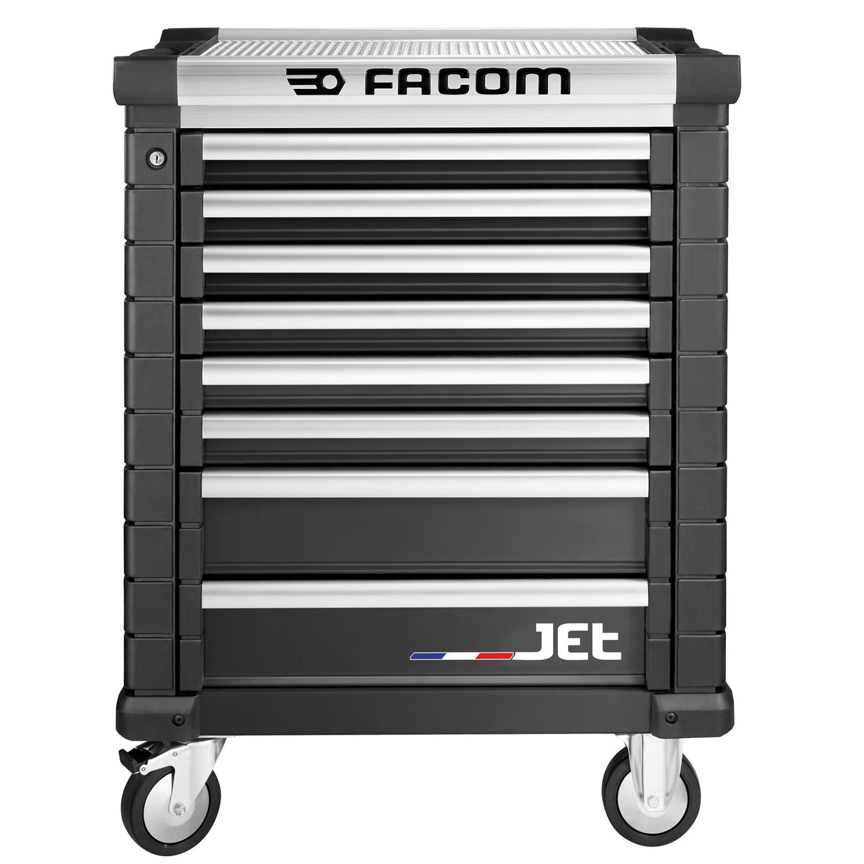 Roller Cabinet, 8 Drawers, L 569 x H 421 mm, 3 Modules Per Drawer, 0,28 m® Top