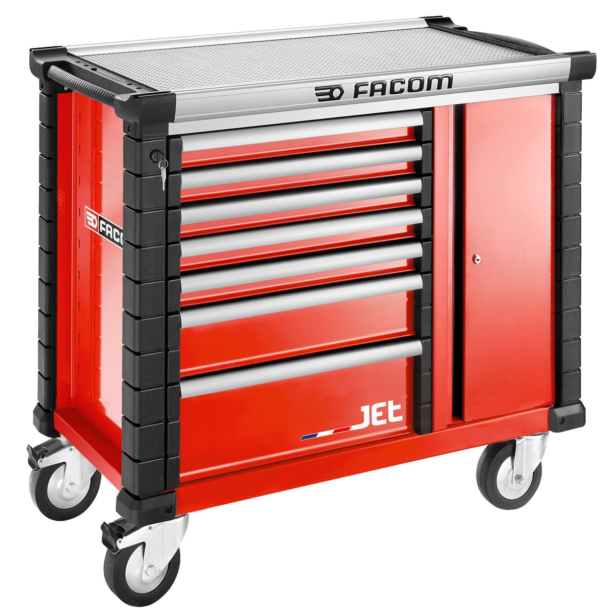 Mobile Bench 7 Drawers, L 569 x H 421 mm, 3 Modules Per Drawer, 0,46m® Top