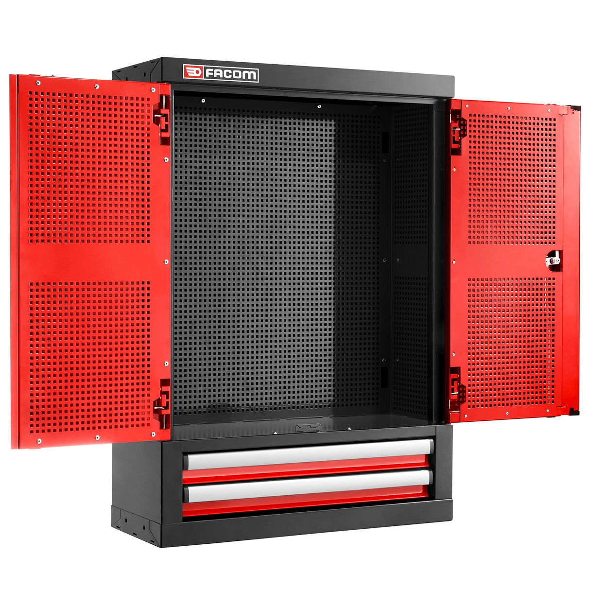 2-Drawer 2-Door Single Top Unit (Red)