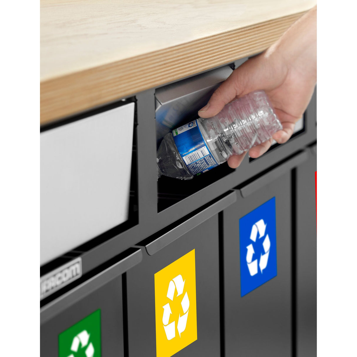 Recycling Bins and Flap System Set (5 pc.)