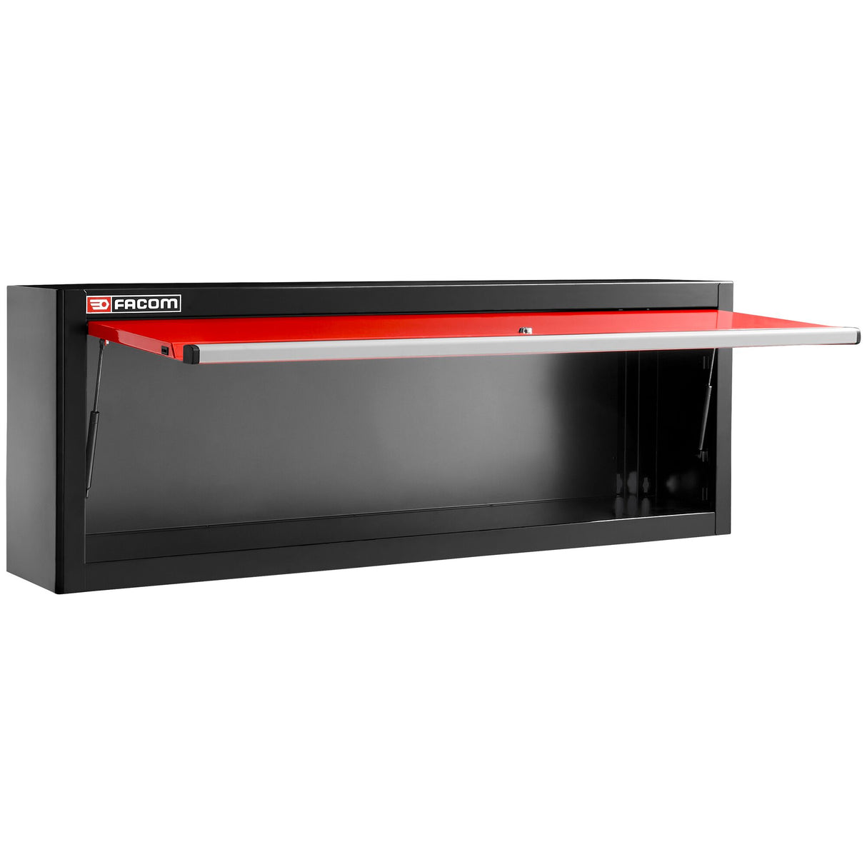 Double Top Chest, Solid Door, Red