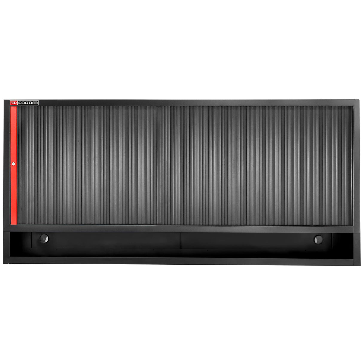 Triple Top Unit With Shutter Pegboards for Vertical Storage, Red