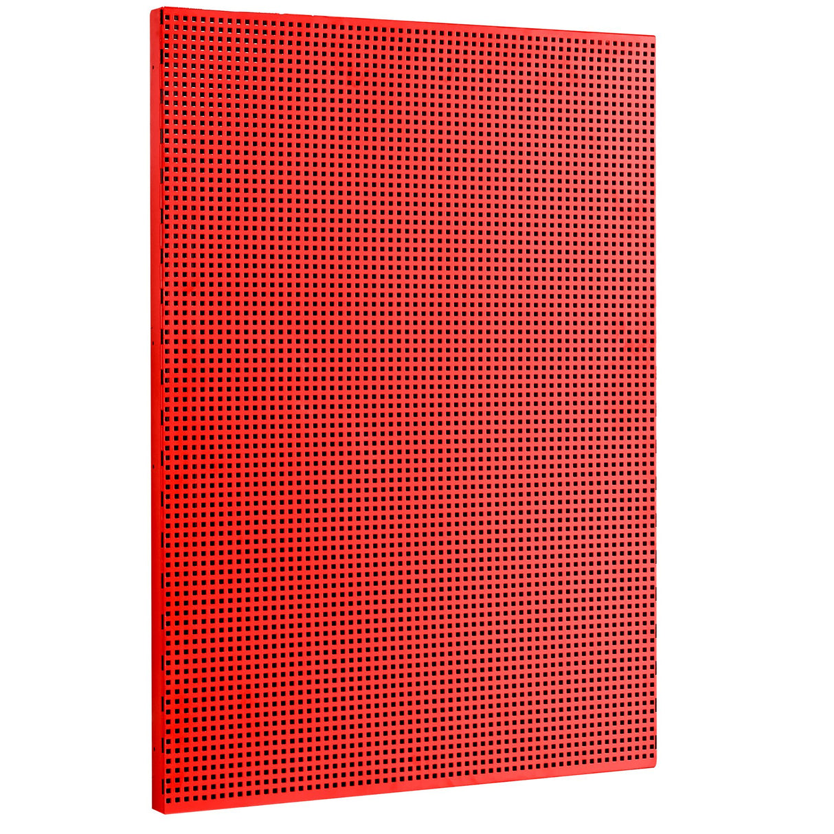 6 x 6 mm Pegboard for Vertical Storage, Square Holes, 1 Module, Red