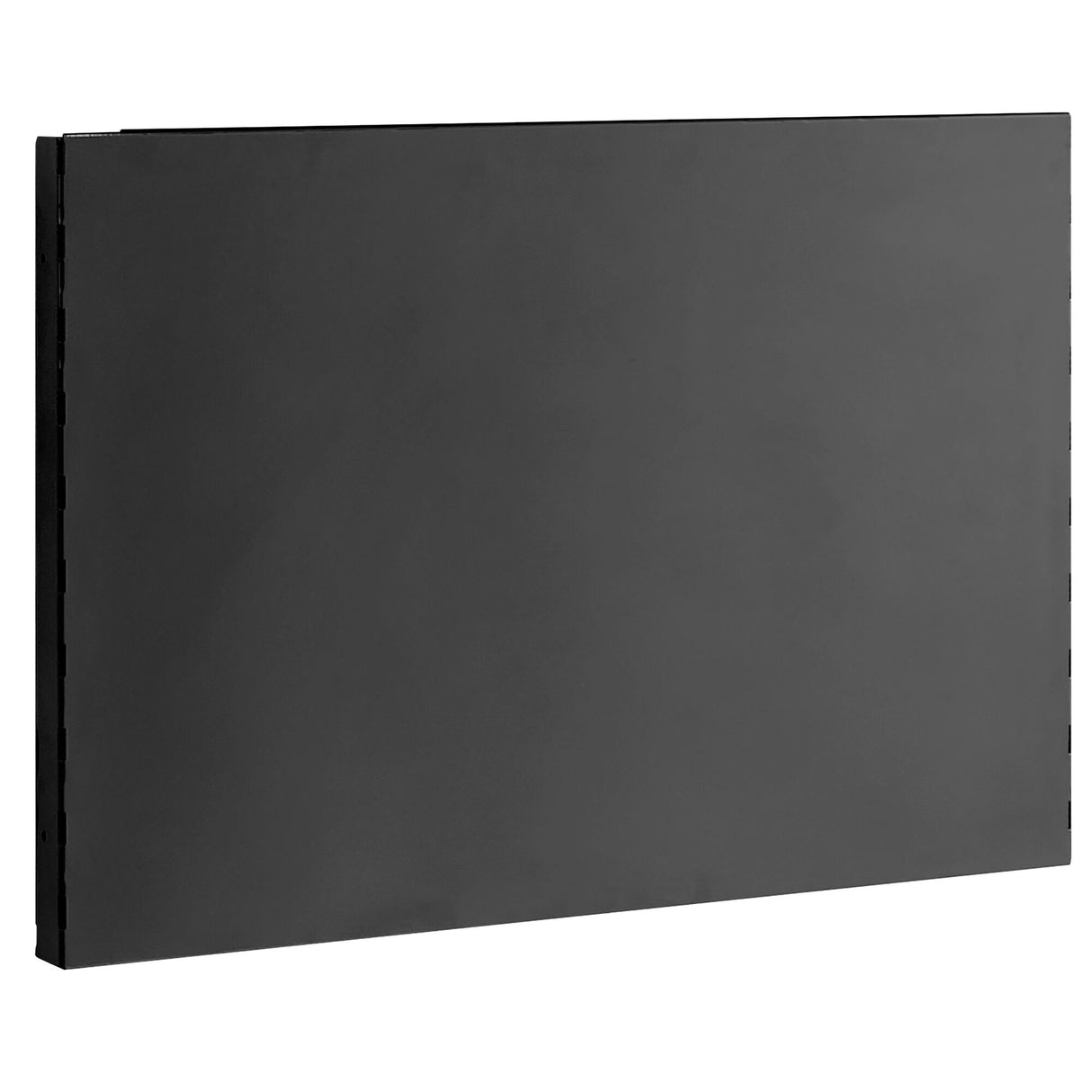 Single Half Noteboard, Metal, Magnetable, Black