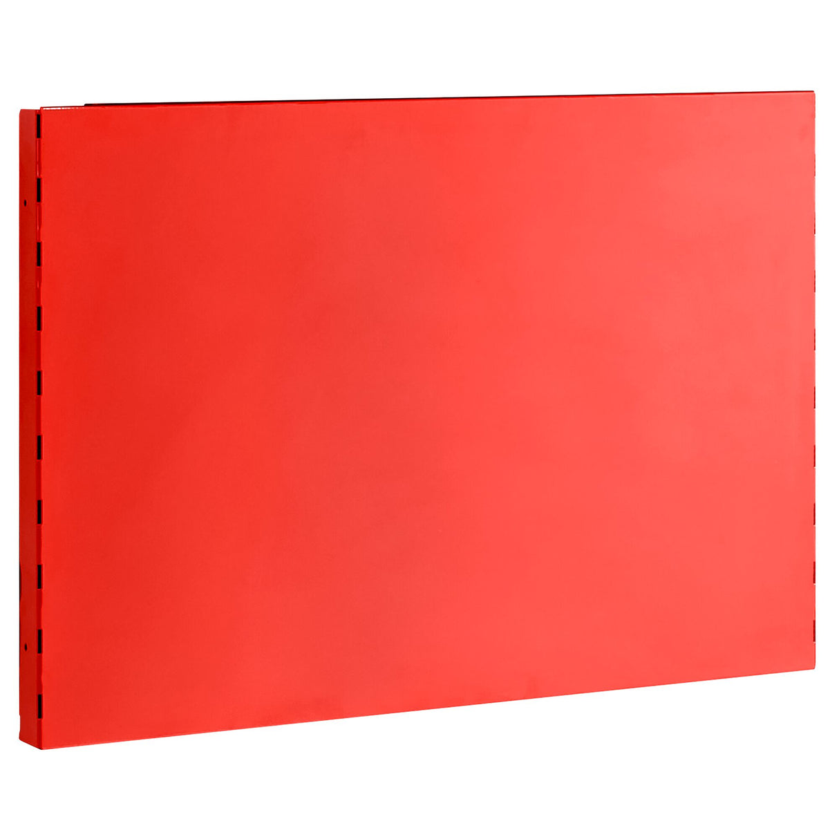 Metal Single Half Noteboard, Magnetable, Red