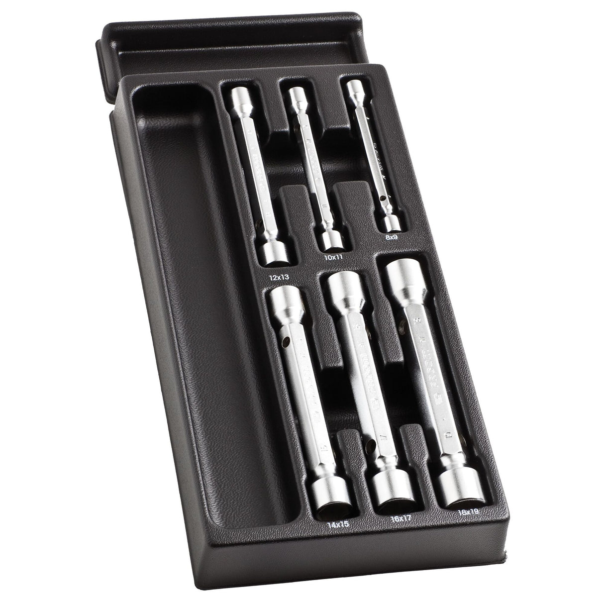 DOUBLE SOCKET WRENCHES - 97 - 6 Points - Plastic Tray - 6 pc.