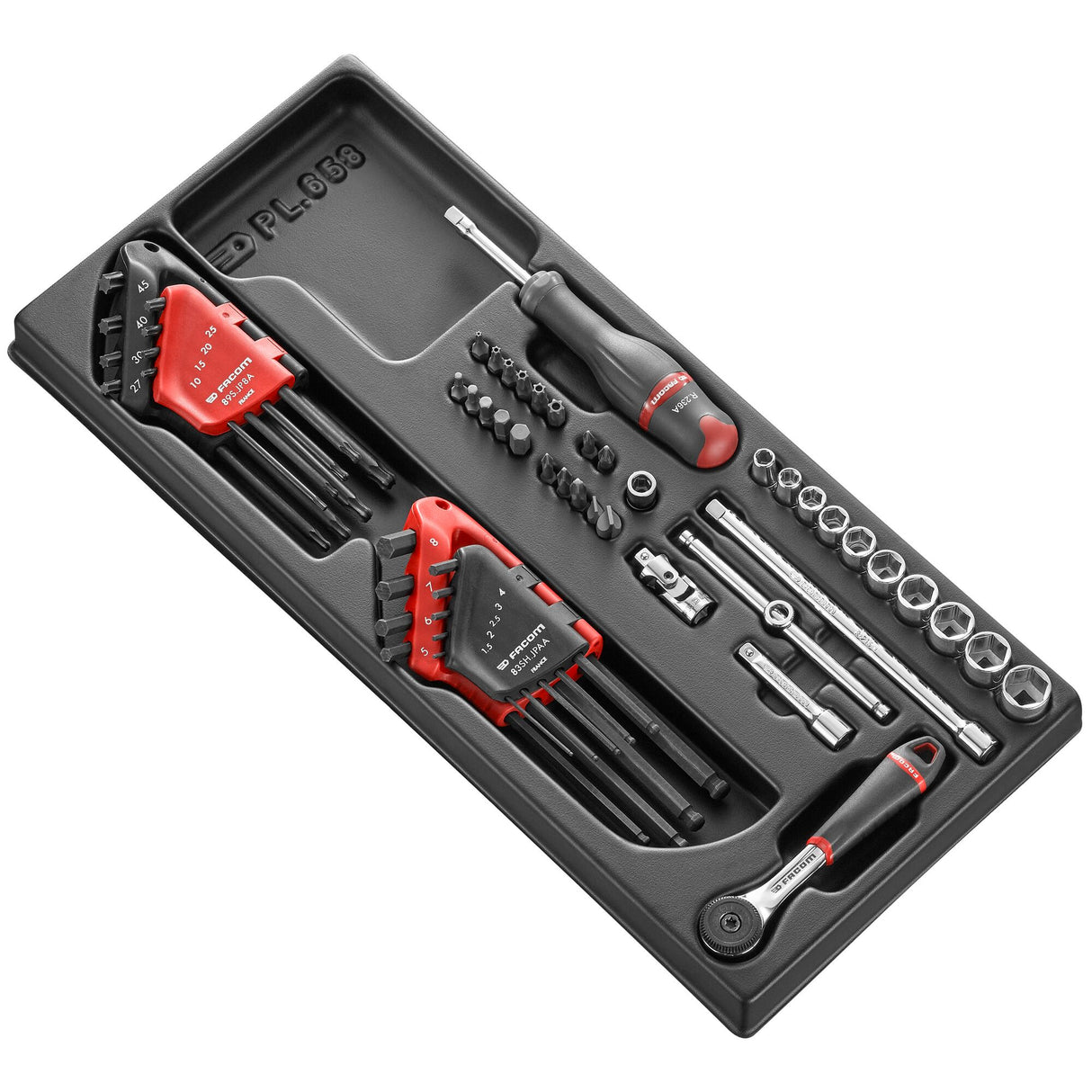 1/2 in. Socket Set in Plasic Module (52 pc.)