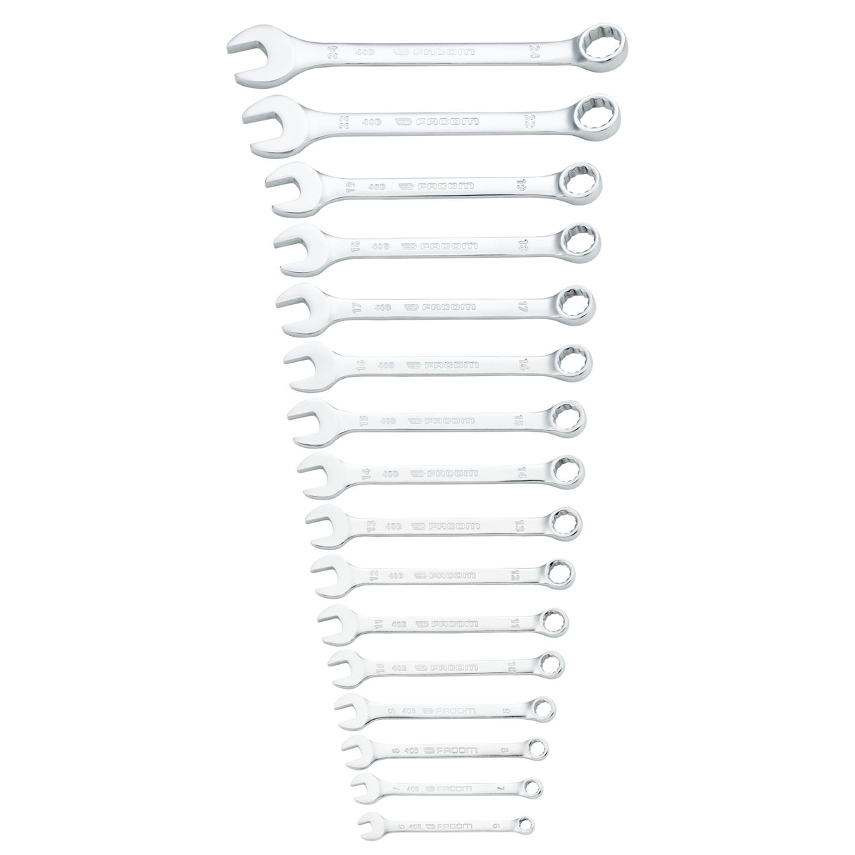COMBINATION WRENCHES - 40B - Slim - Foam Tray - 16 pc.