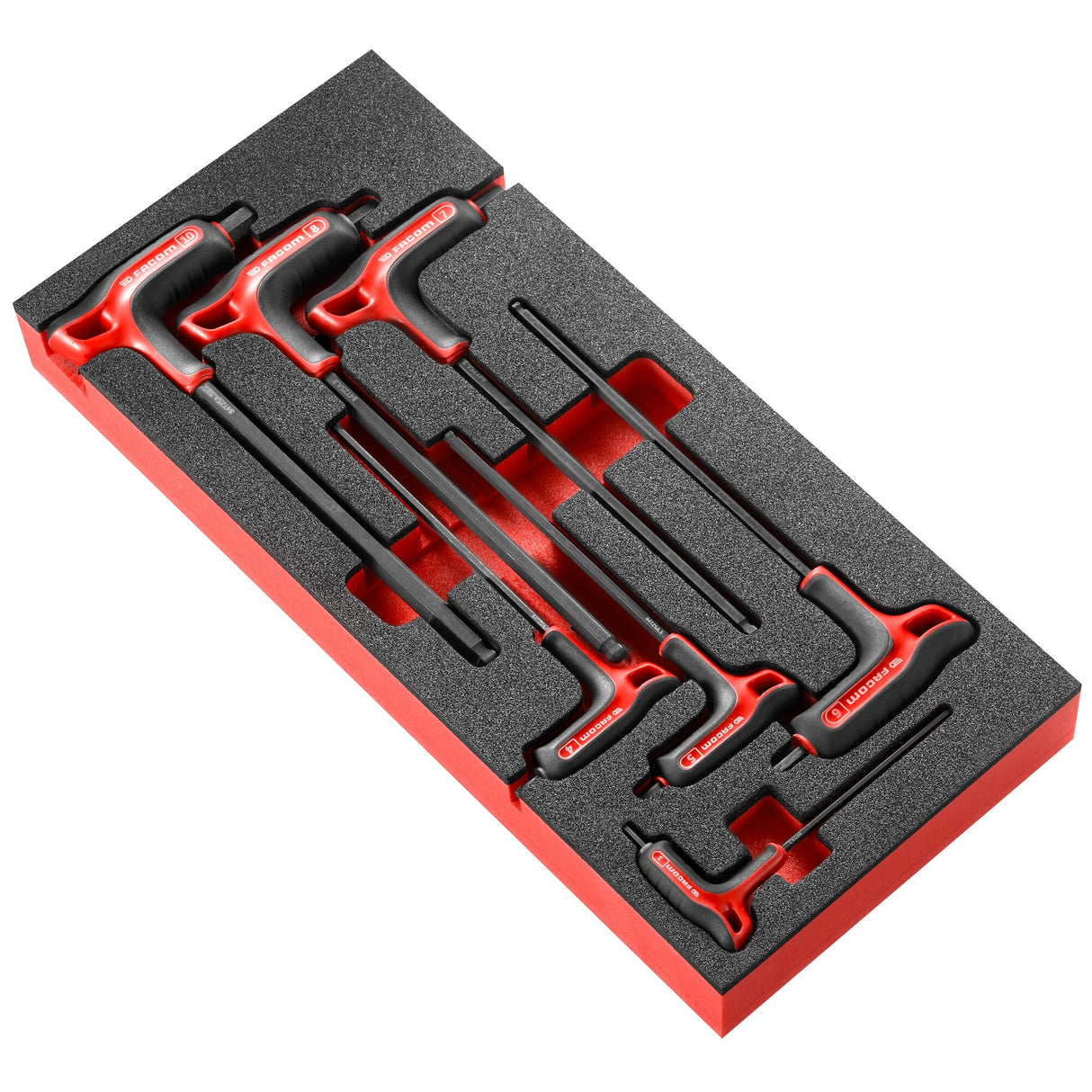 P-Hex Key Set Ball 3-10 mm Foam (7 pc.)