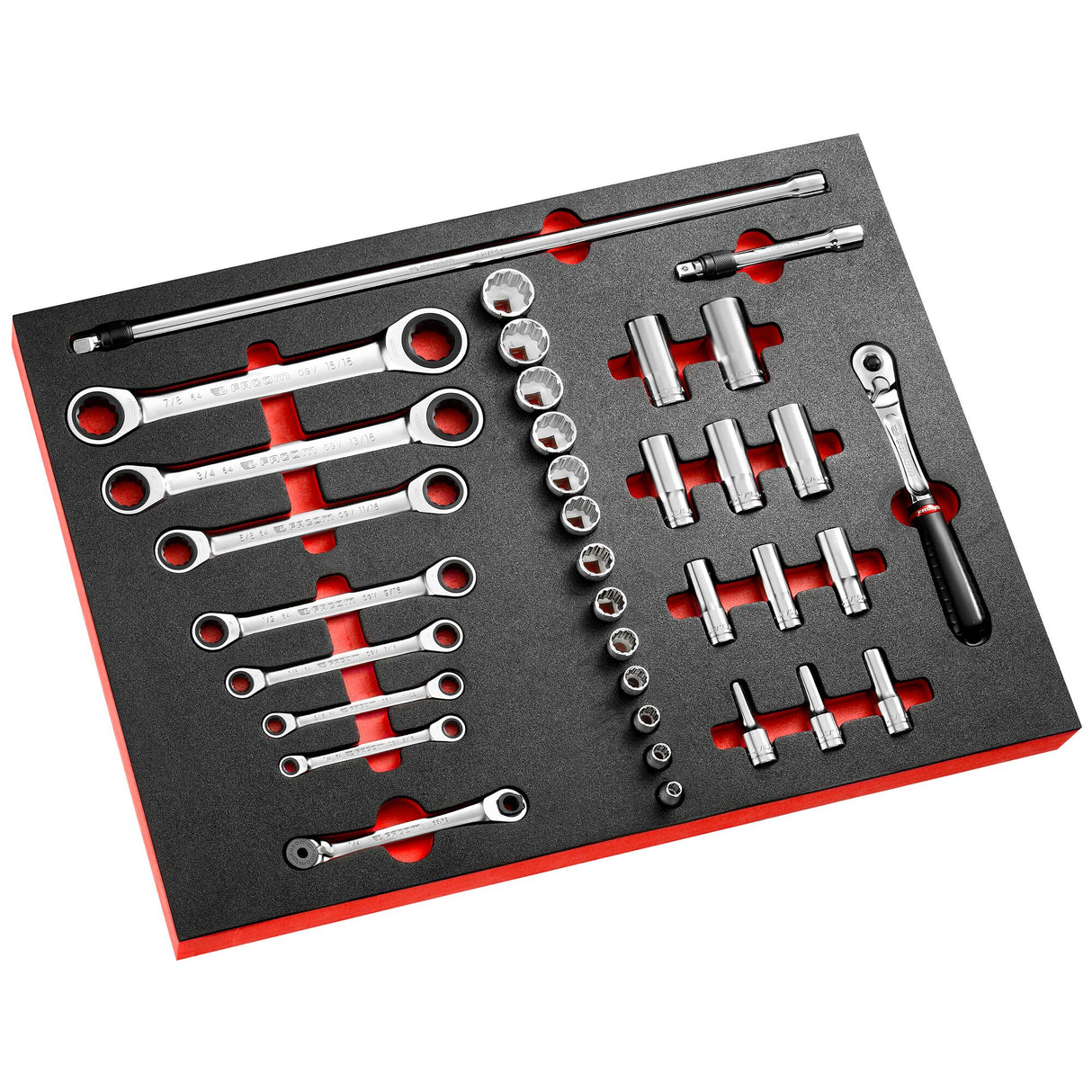 3/8 in. Socket Set in Foam Module