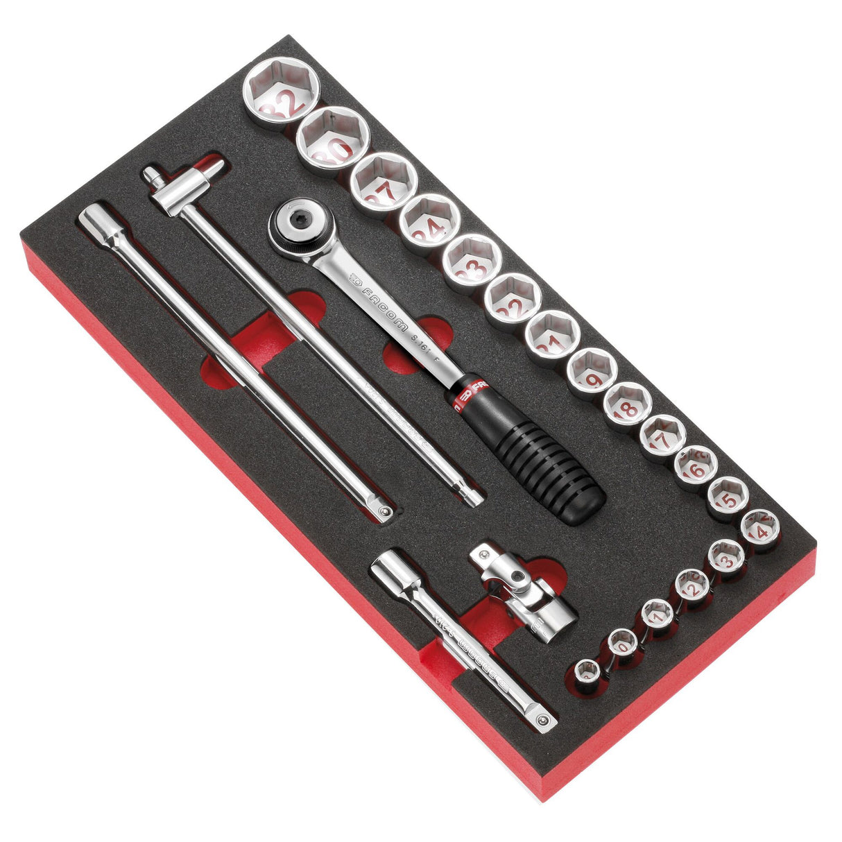 1/2 in. Socket Set in Foam Module