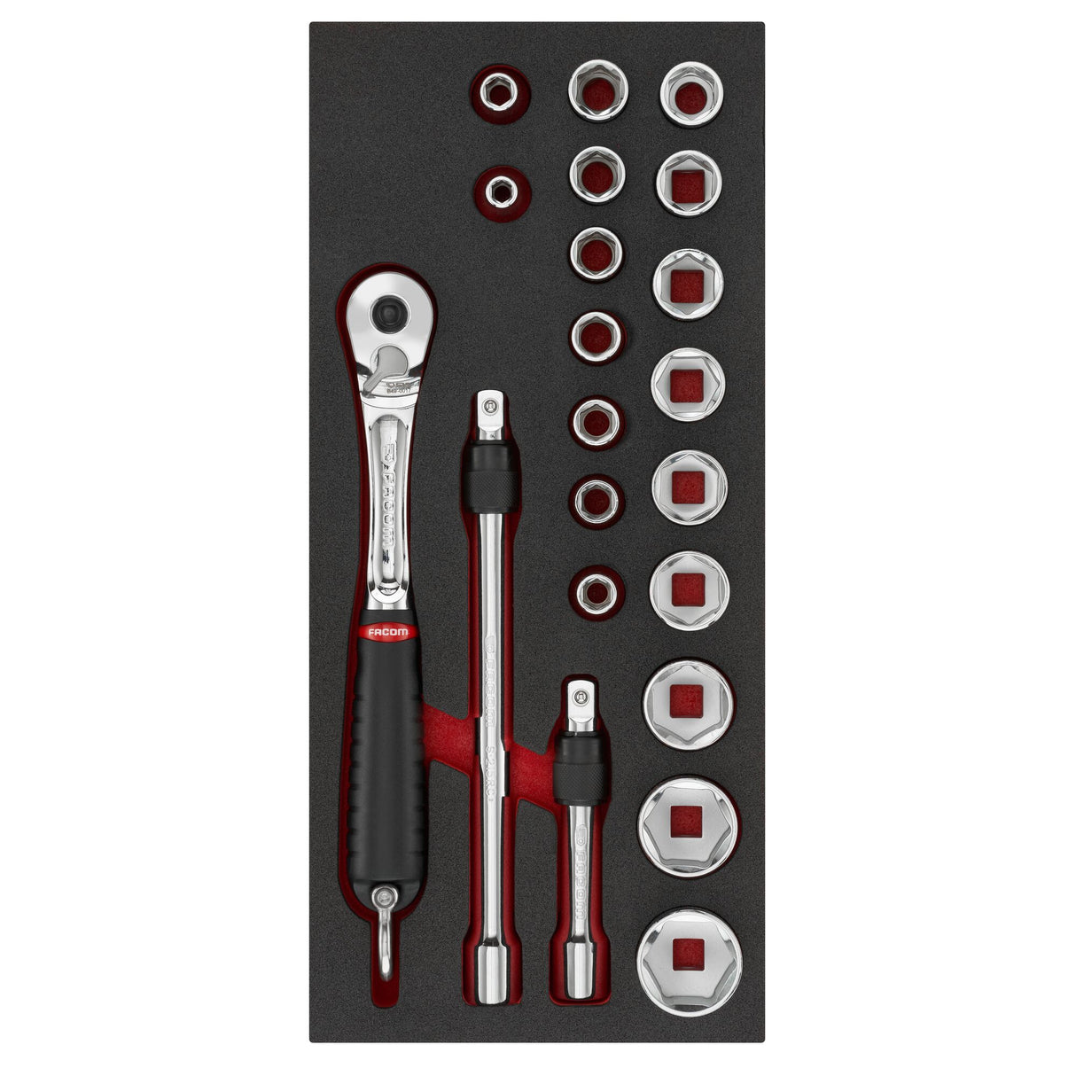 1/2 in. Safety Lock Socket Set (21 pc.)