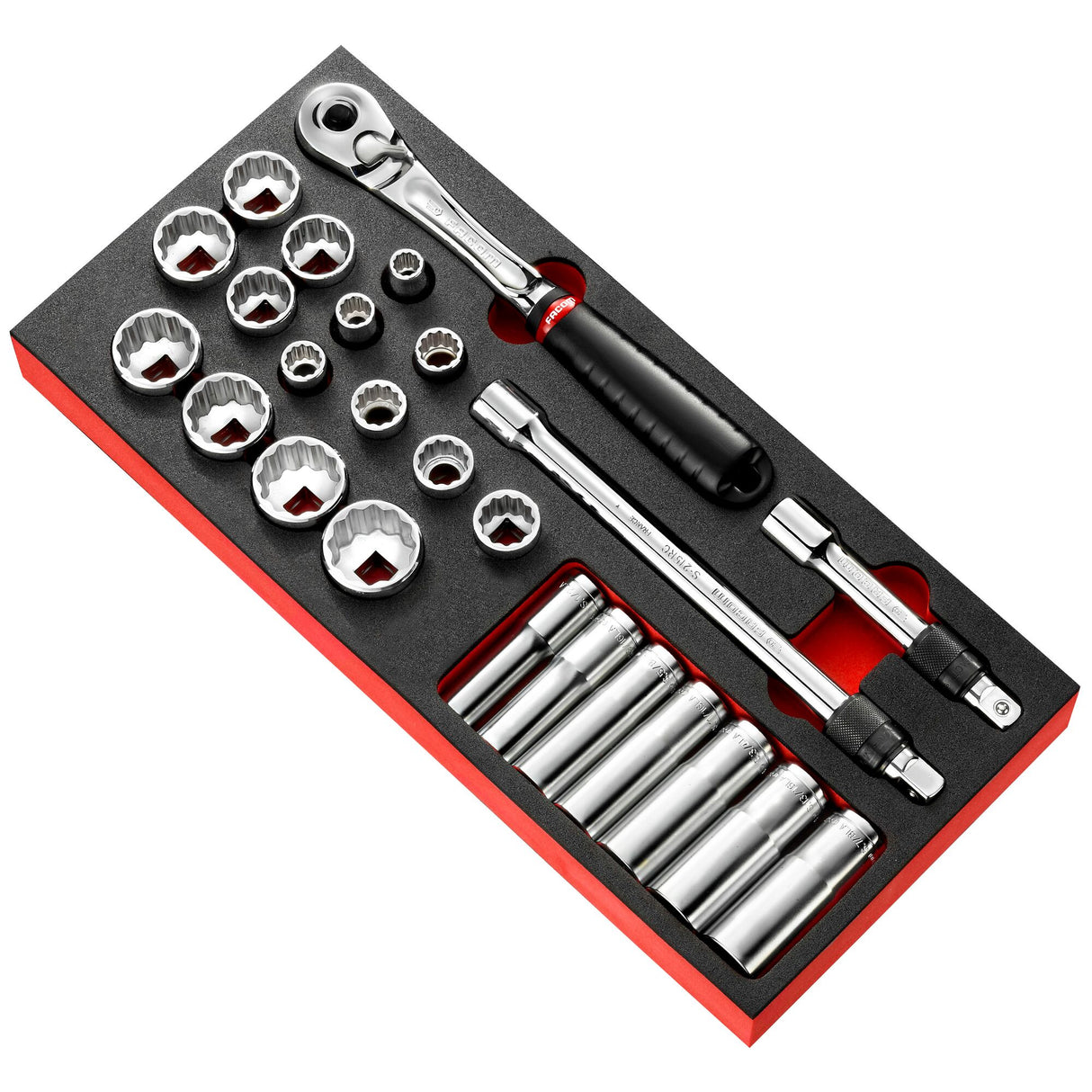 1/2 in. Socket Set in Foam Module