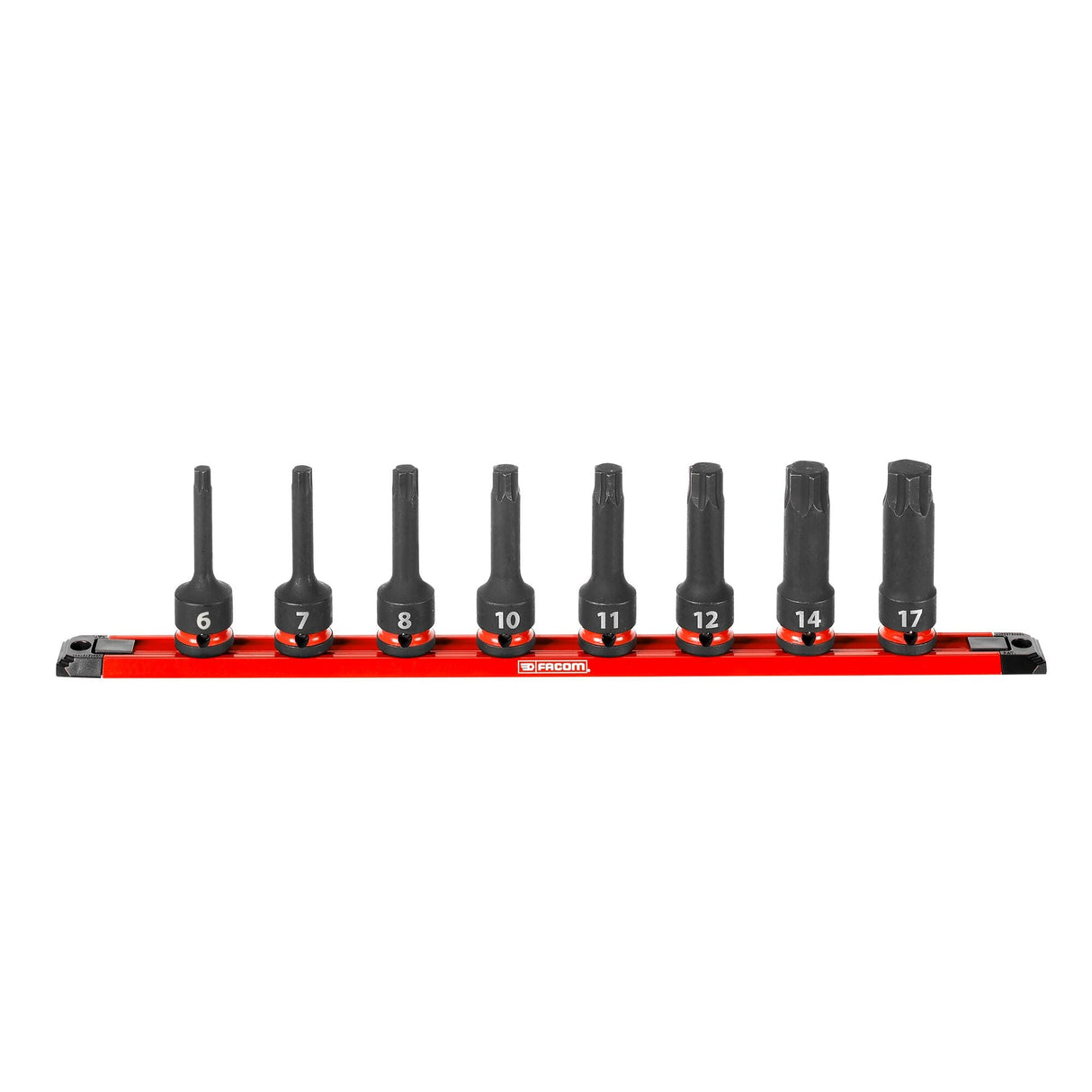 Jeu de 8 douilles impact 1/2" 6 pans - OGV® GRIP