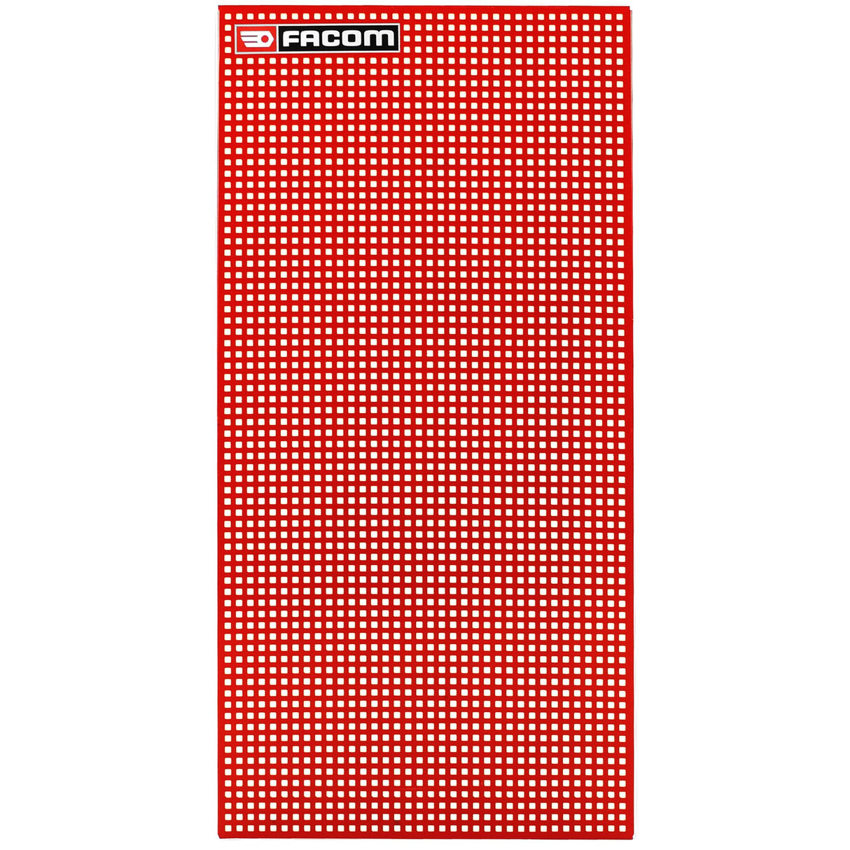 444 X 888 mm vertical perforated hook panel red