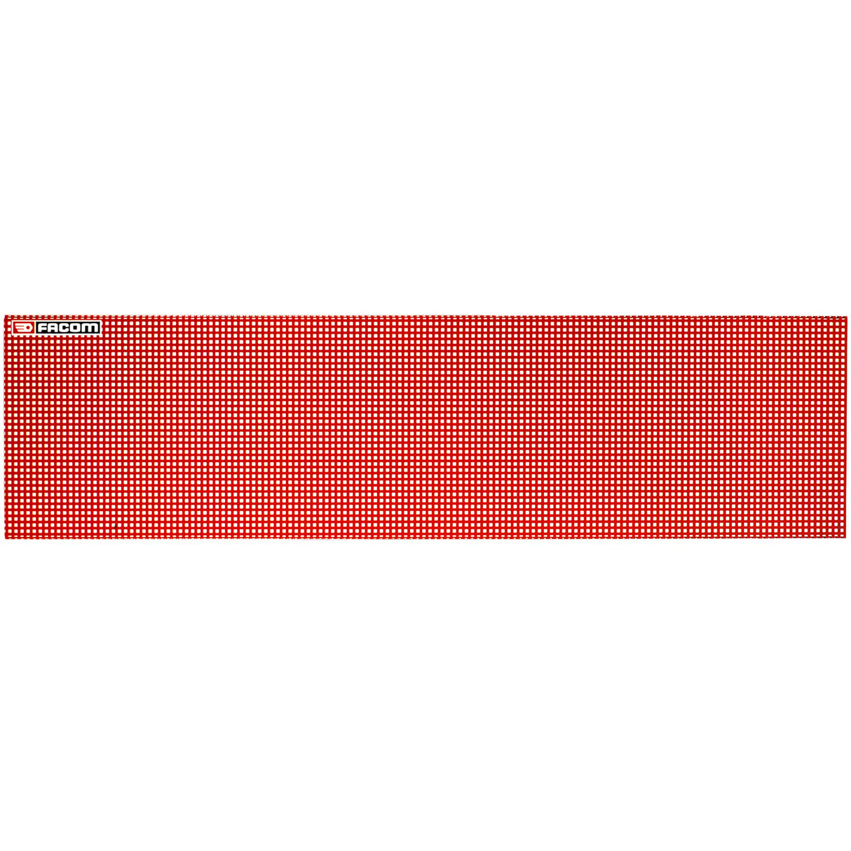 444 X 1665 mm vertical perforated hook panel red