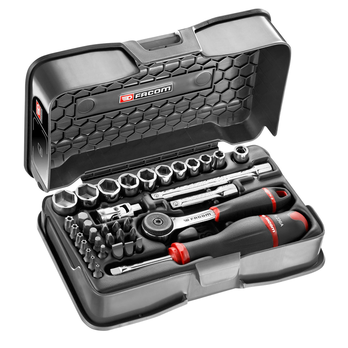 1/4 in. MBOX Performance Round Head Ratchet & Socket Set (37 pc.)