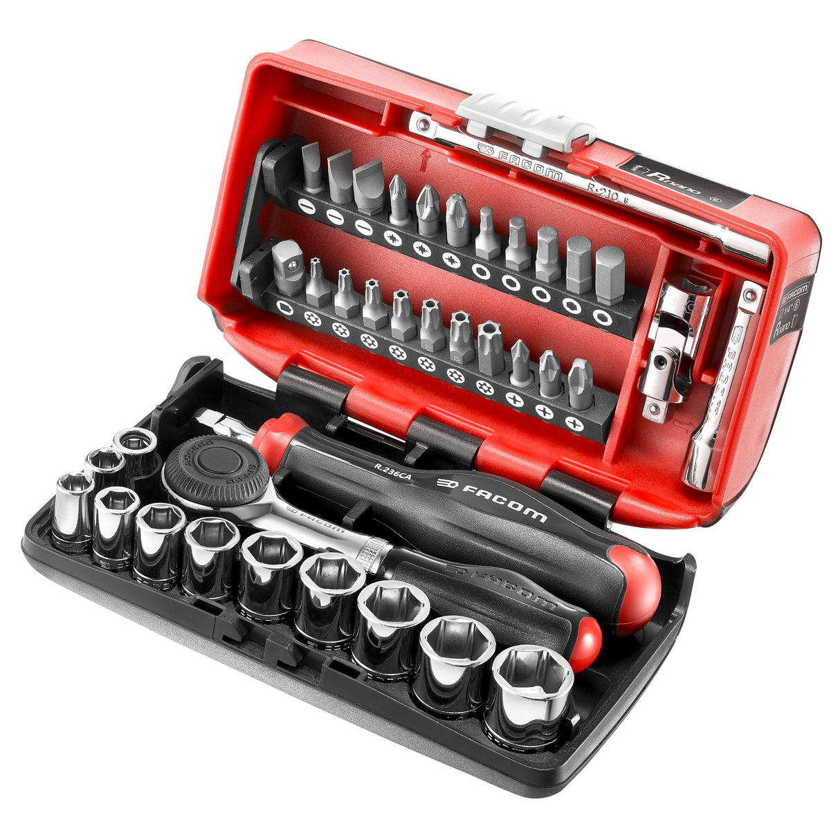 1/4 in. NANO Twist Handle Ratchet & Socket Set (38 pc.)