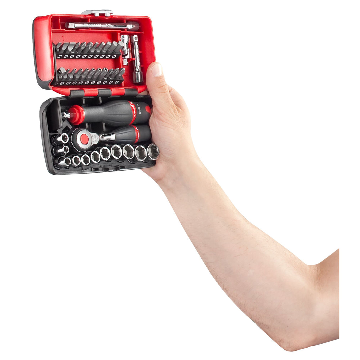 1/4 in. NANO Twist Handle Ratchet & Socket Set (38 pc.)