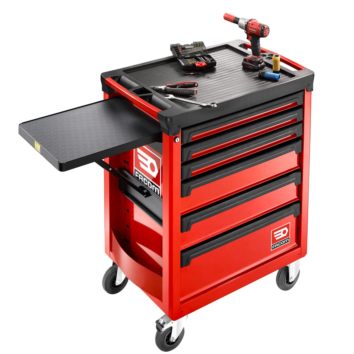ROLL.6M3A - Roller cabinet 6 drawers, 569 x 421 mm, 3 modules per drawer