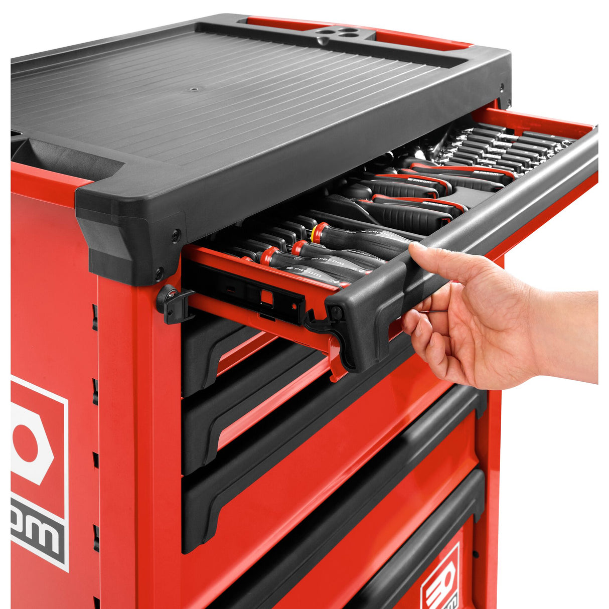 ROLL.6M3A - Roller cabinet 6 drawers, 569 x 421 mm, 3 modules per drawer