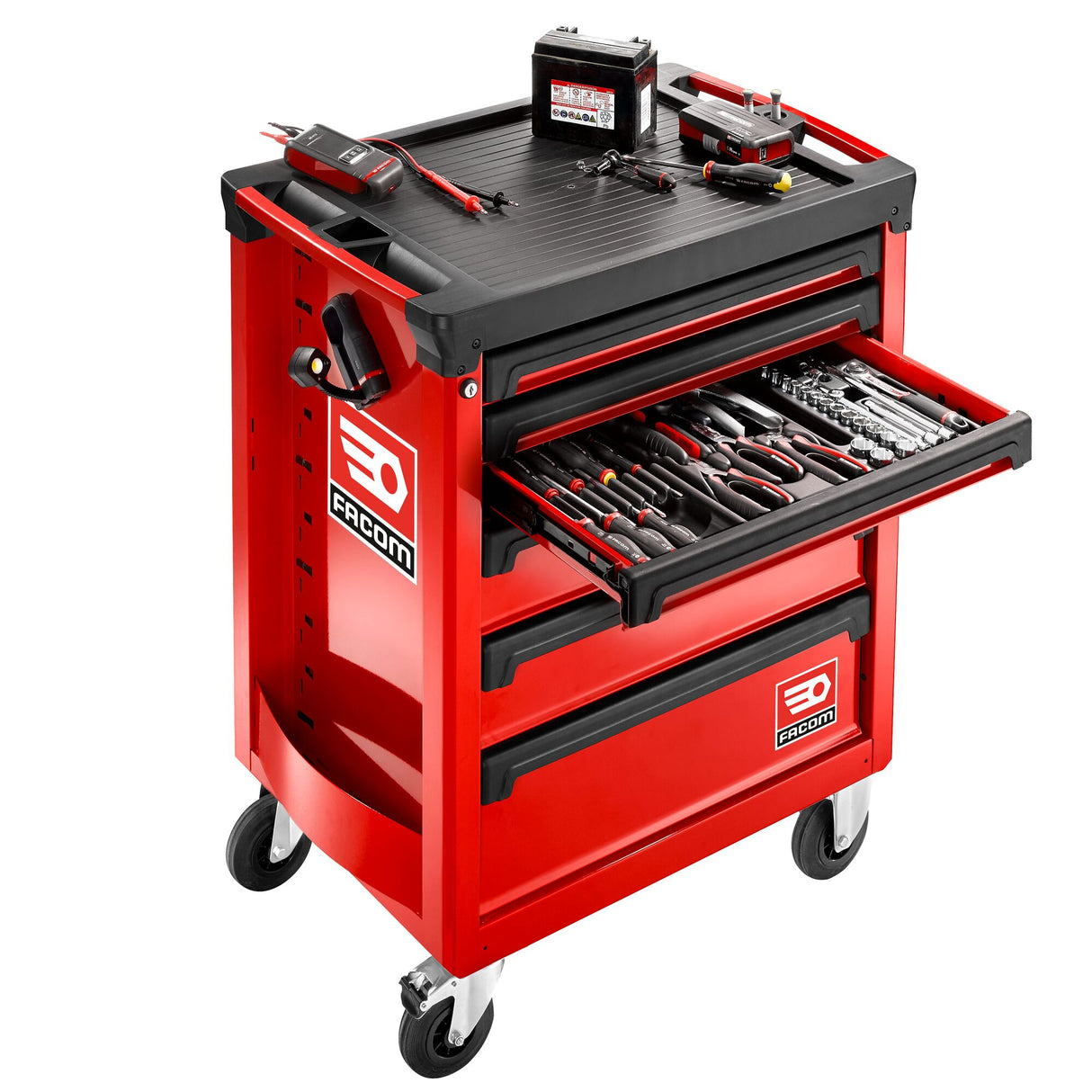ROLL.6M3A - Roller cabinet 6 drawers, 569 x 421 mm, 3 modules per drawer