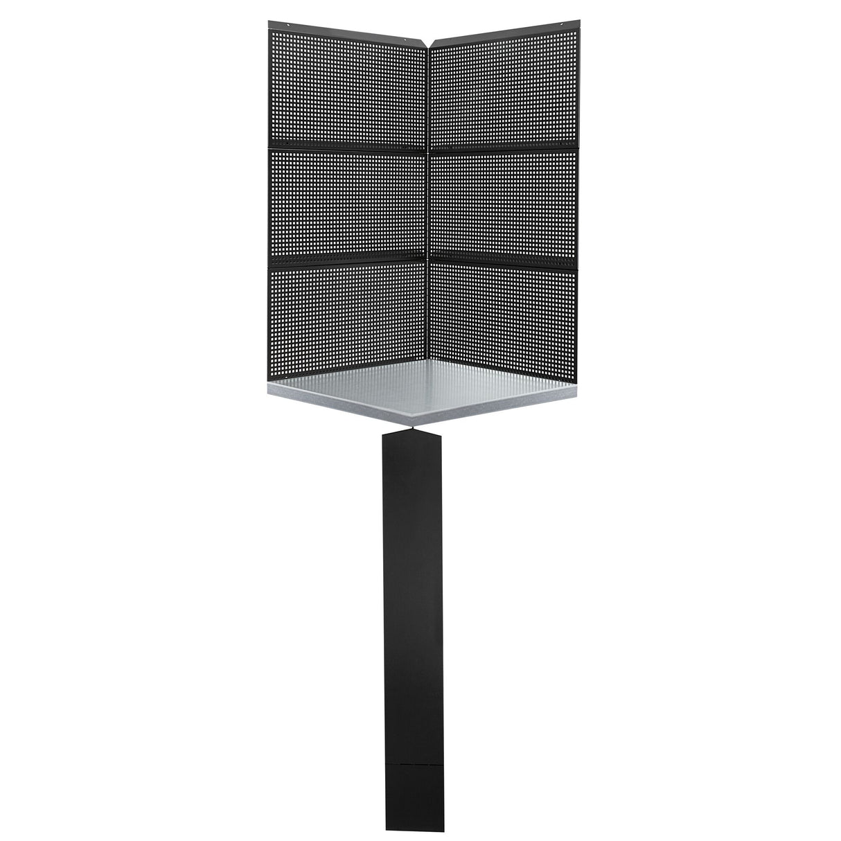 Corner Unit With Galvanized Top and Panels