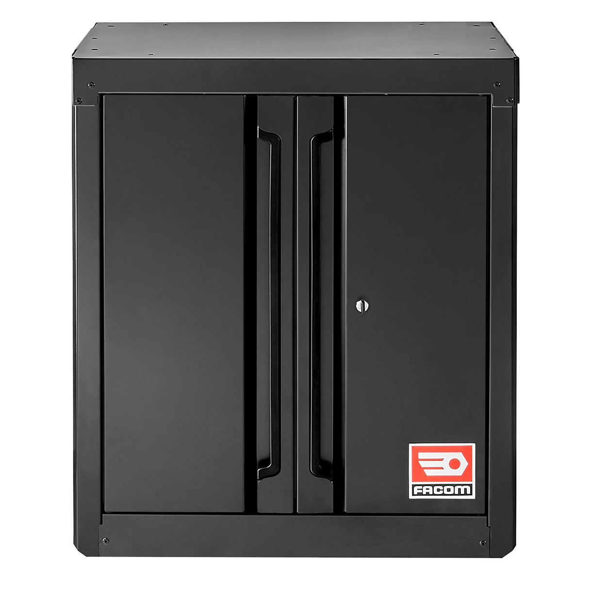 Base Unit With 2 Solid Doors, Black