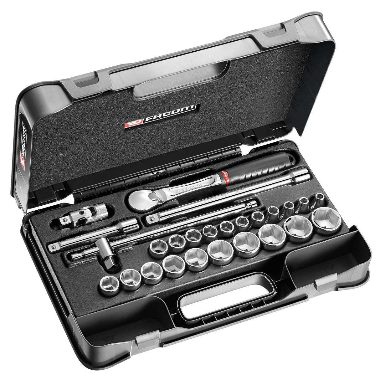 1/2 in. MBOX Pear Head Ratchet & Socket Set (26 pc.)