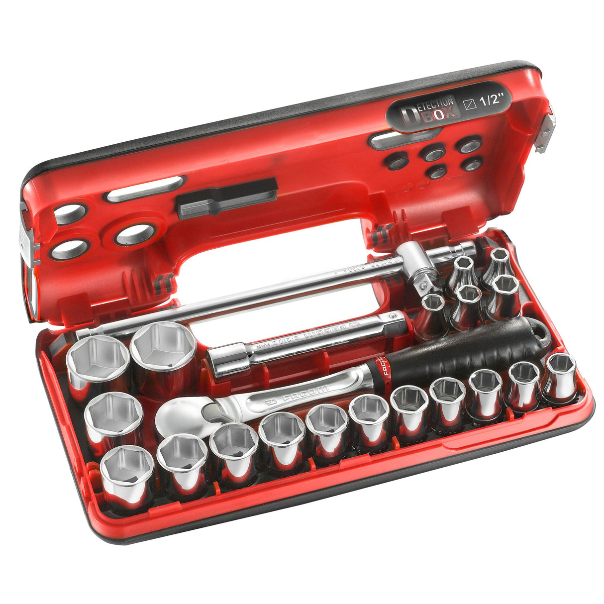 1/2 in. DBOX Pear Head Ratchet & Socket Set (22 pc.)